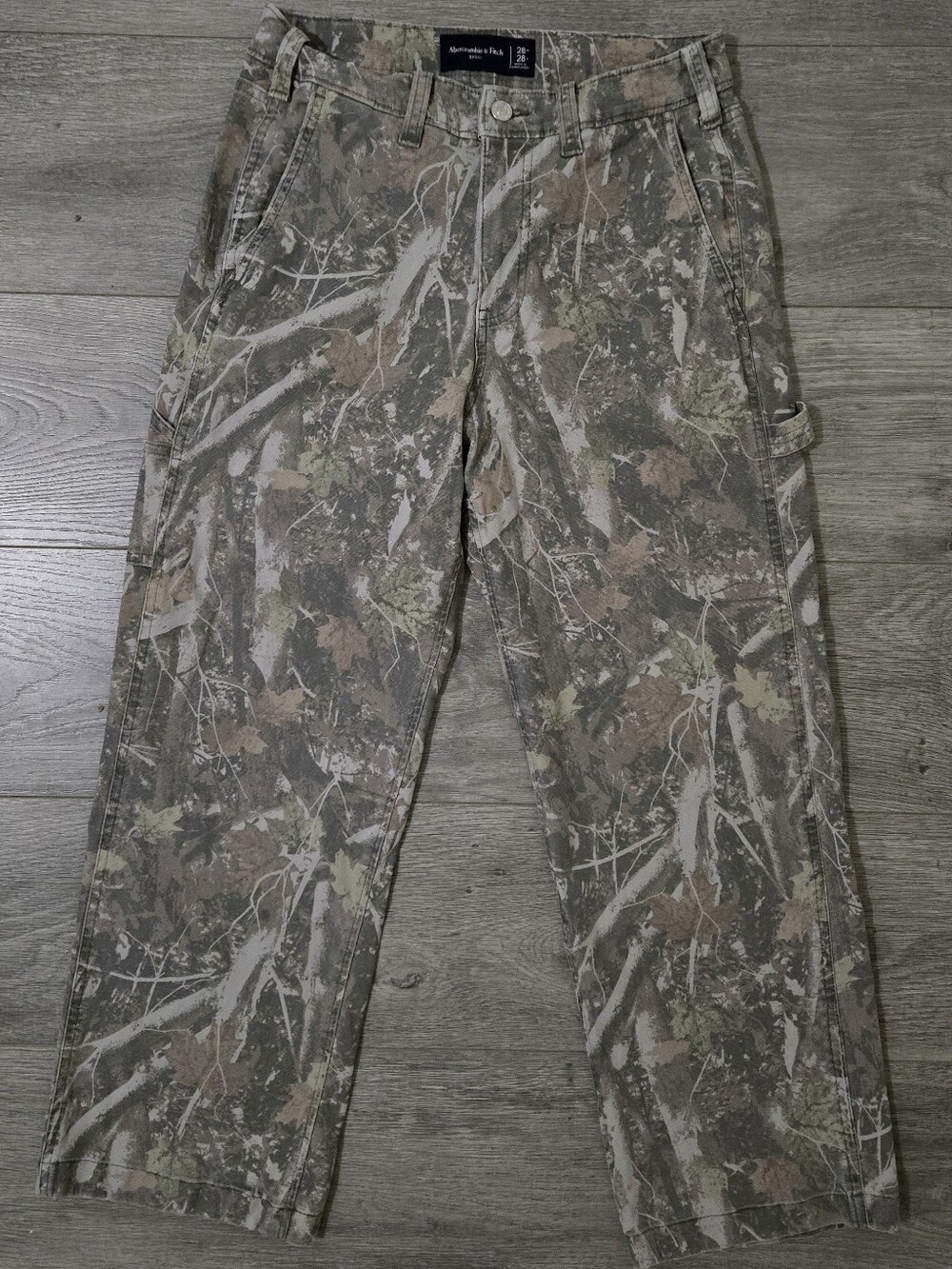 Abercrombie Baggy Fit Camo Carpenter Pants 28×28